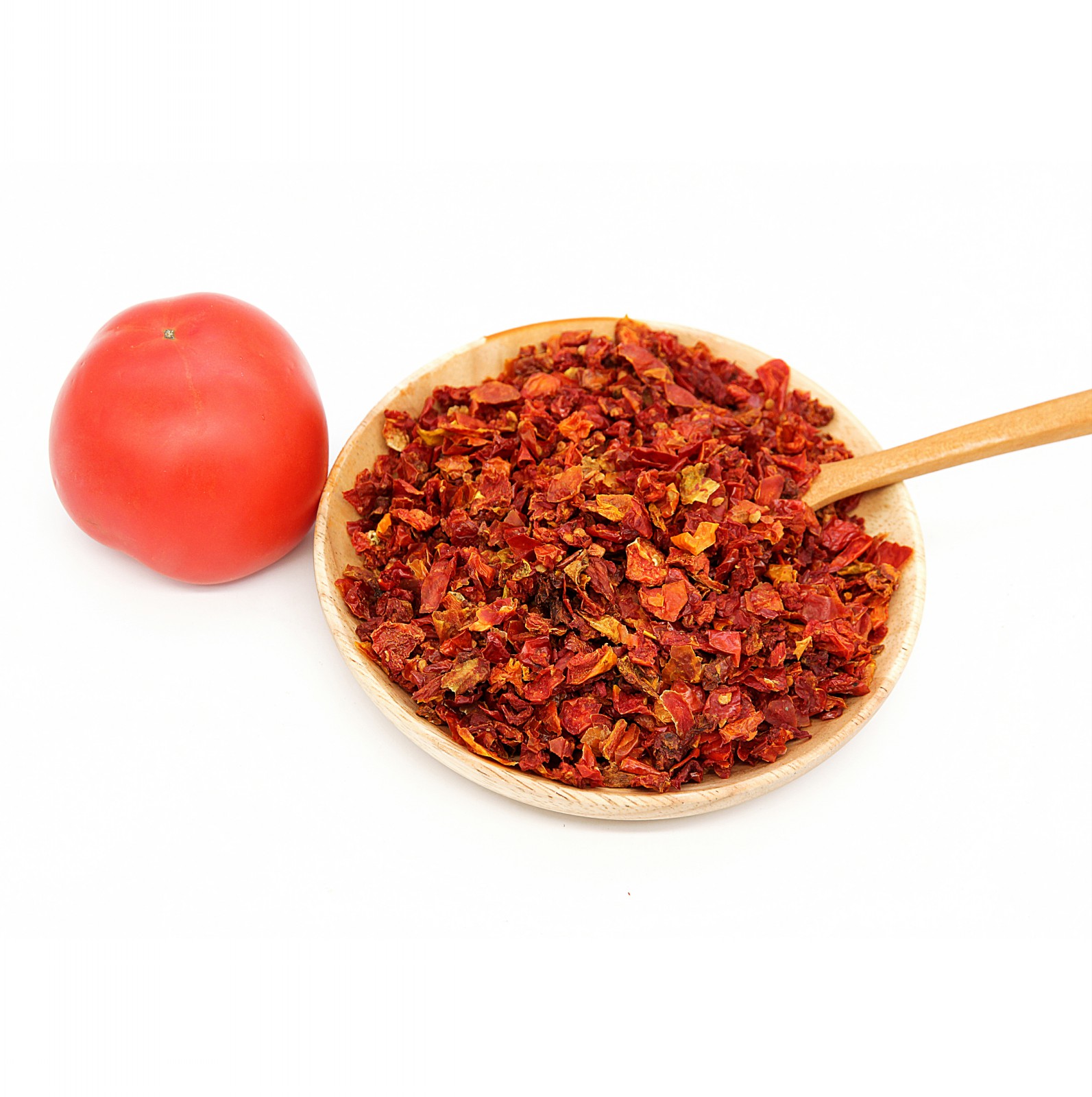 Dehydrated tomato flakes